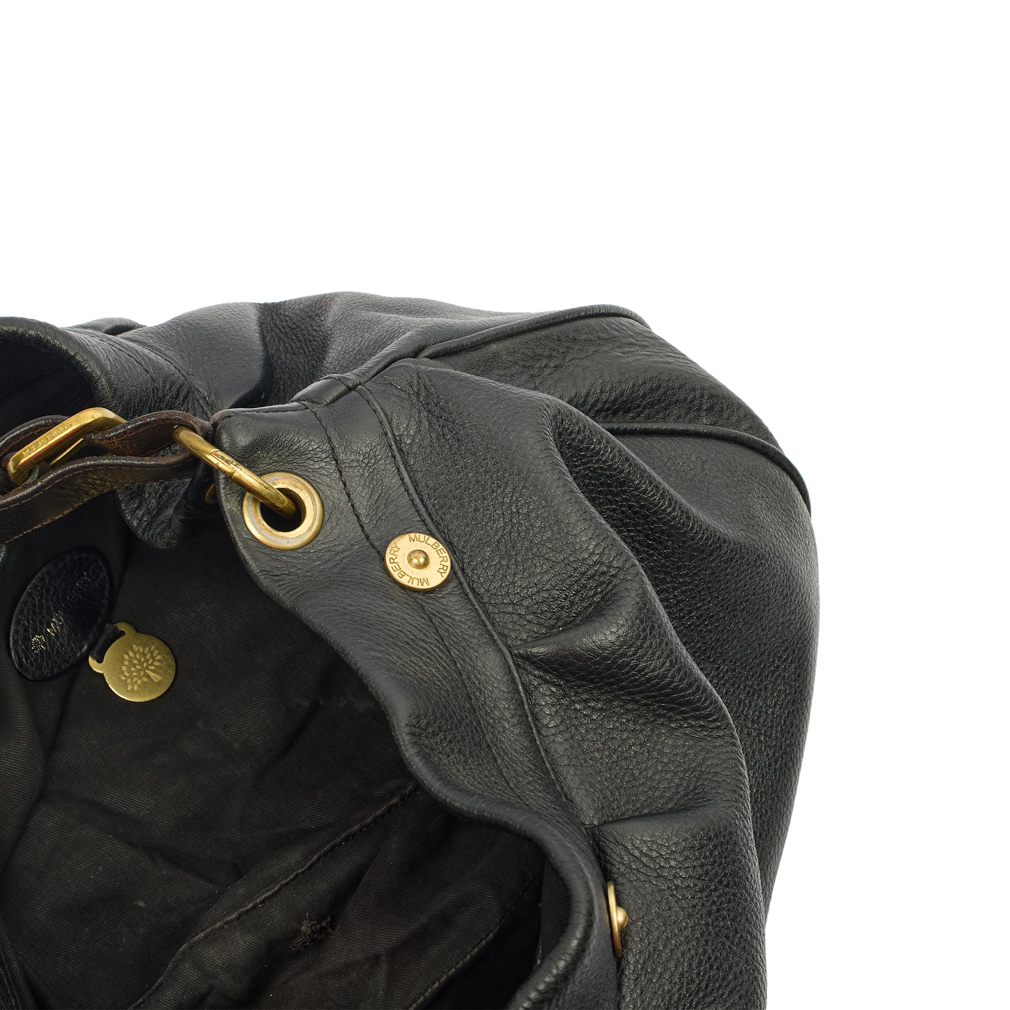 Mulberry Tote Mitzy Tote in Black, Calfskin Leather