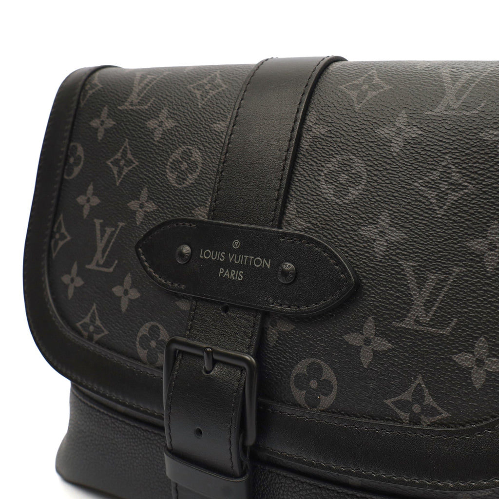 Louis Vuitton Satchel Saumur 35 in Monogram Eclipse, Canvas