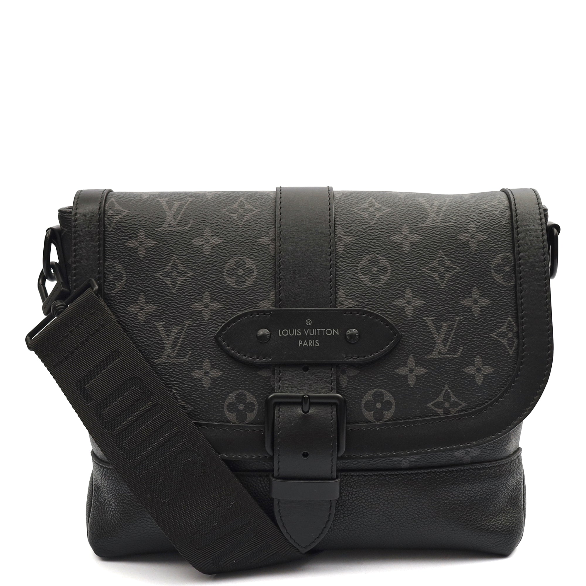 Louis Vuitton Satchel Saumur 35 in Monogram Eclipse, Canvas