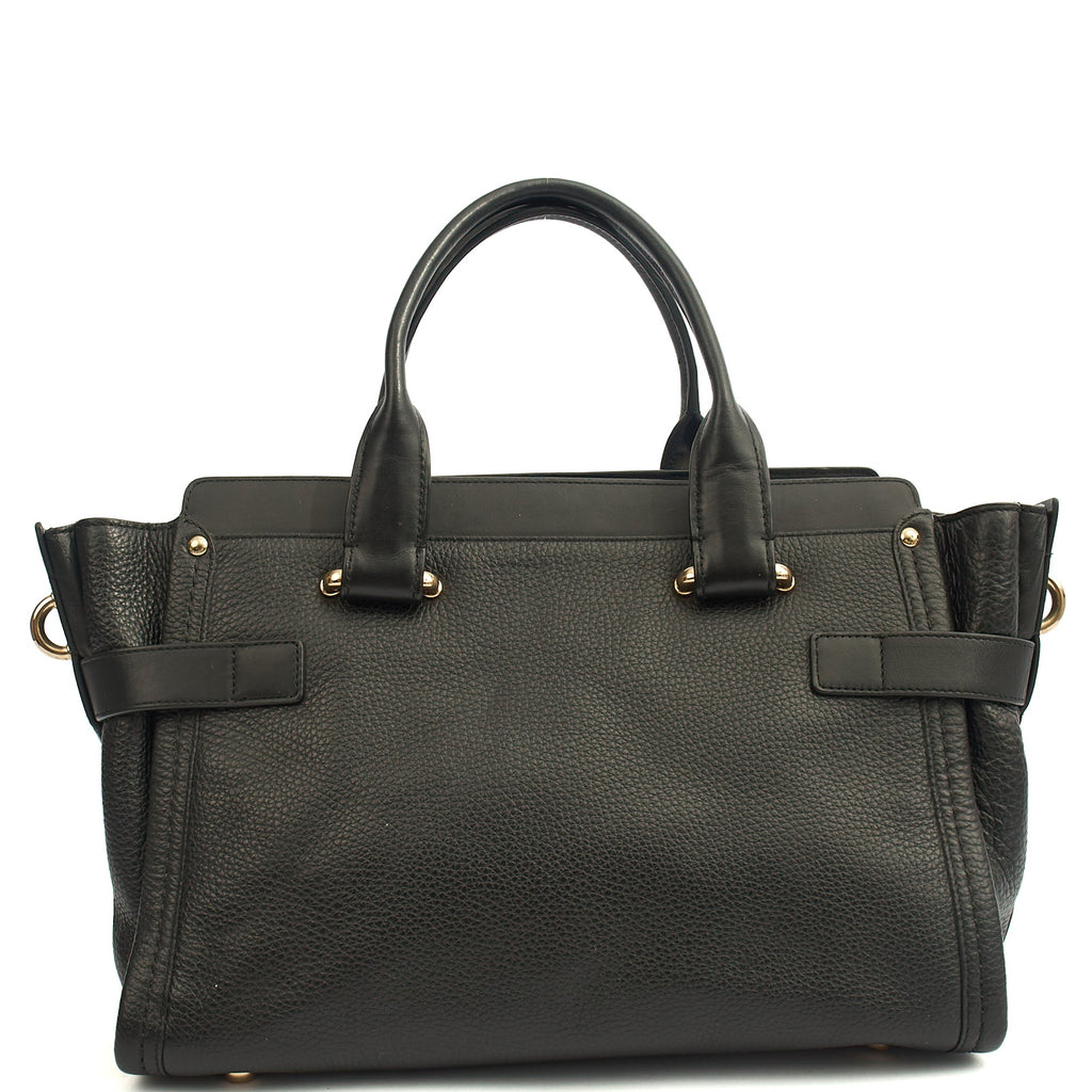 Coach Tote Swagger in Black, Leather