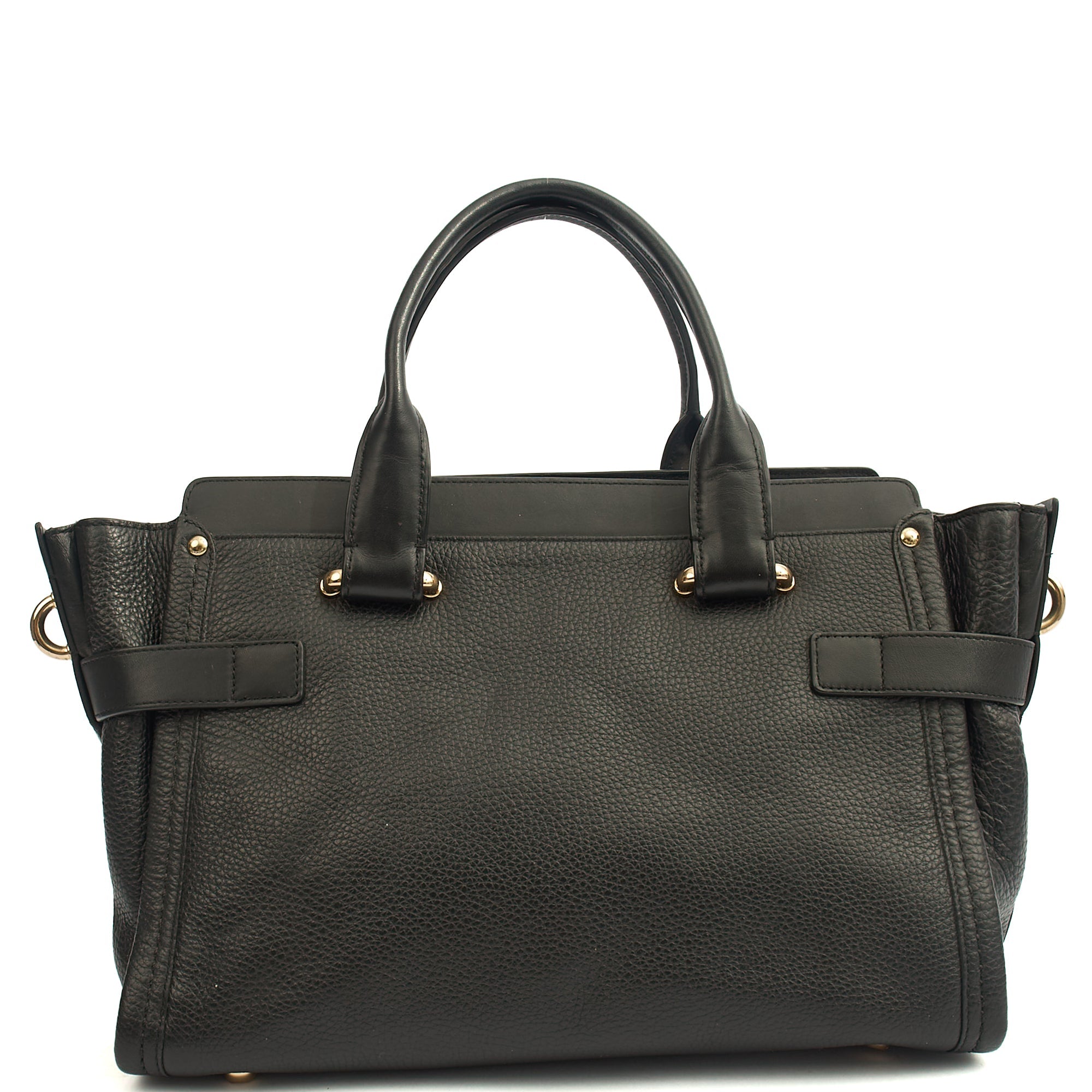 Coach Tote Swagger in Black, Leather