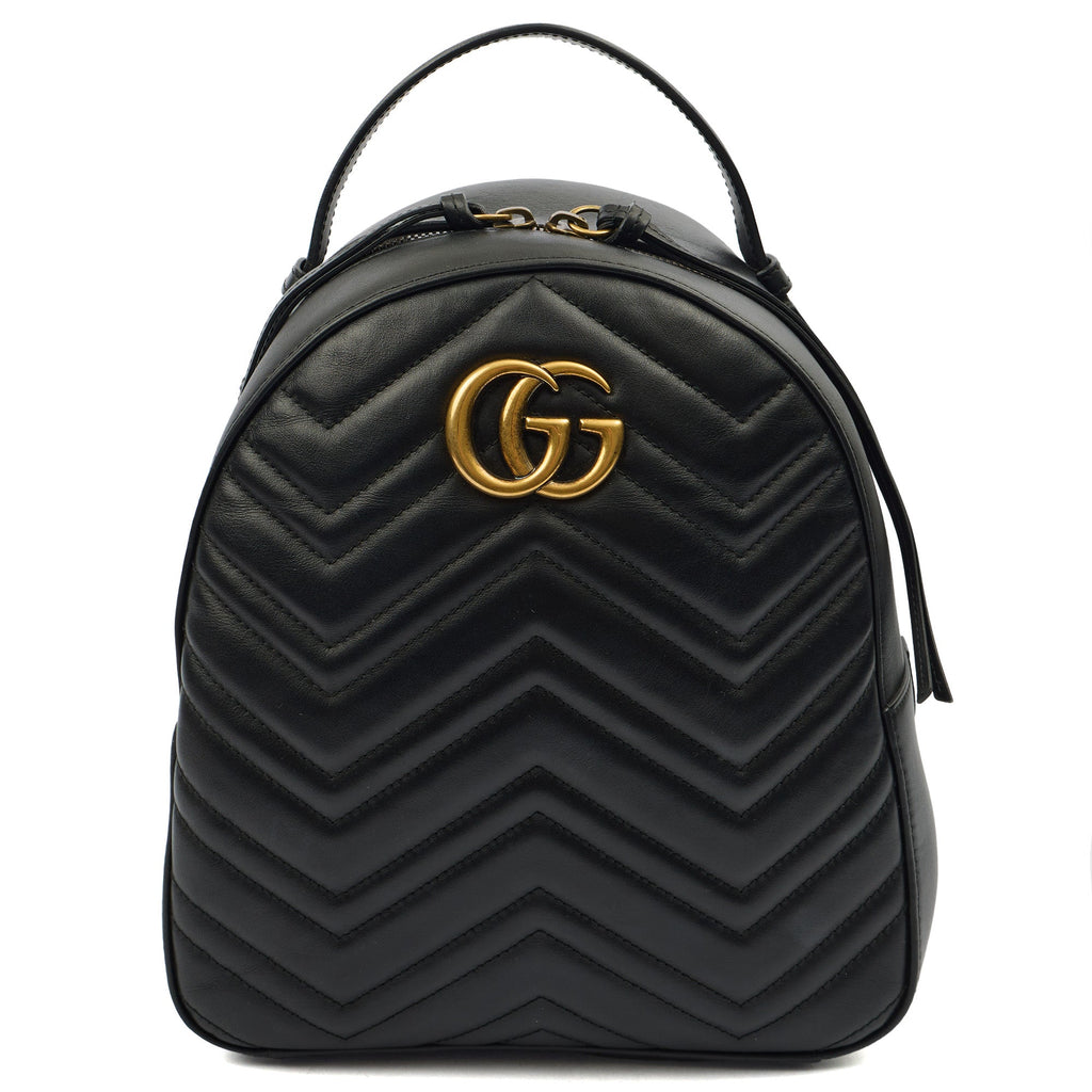Gucci Backpack Marmont Backpack in Black, Leather