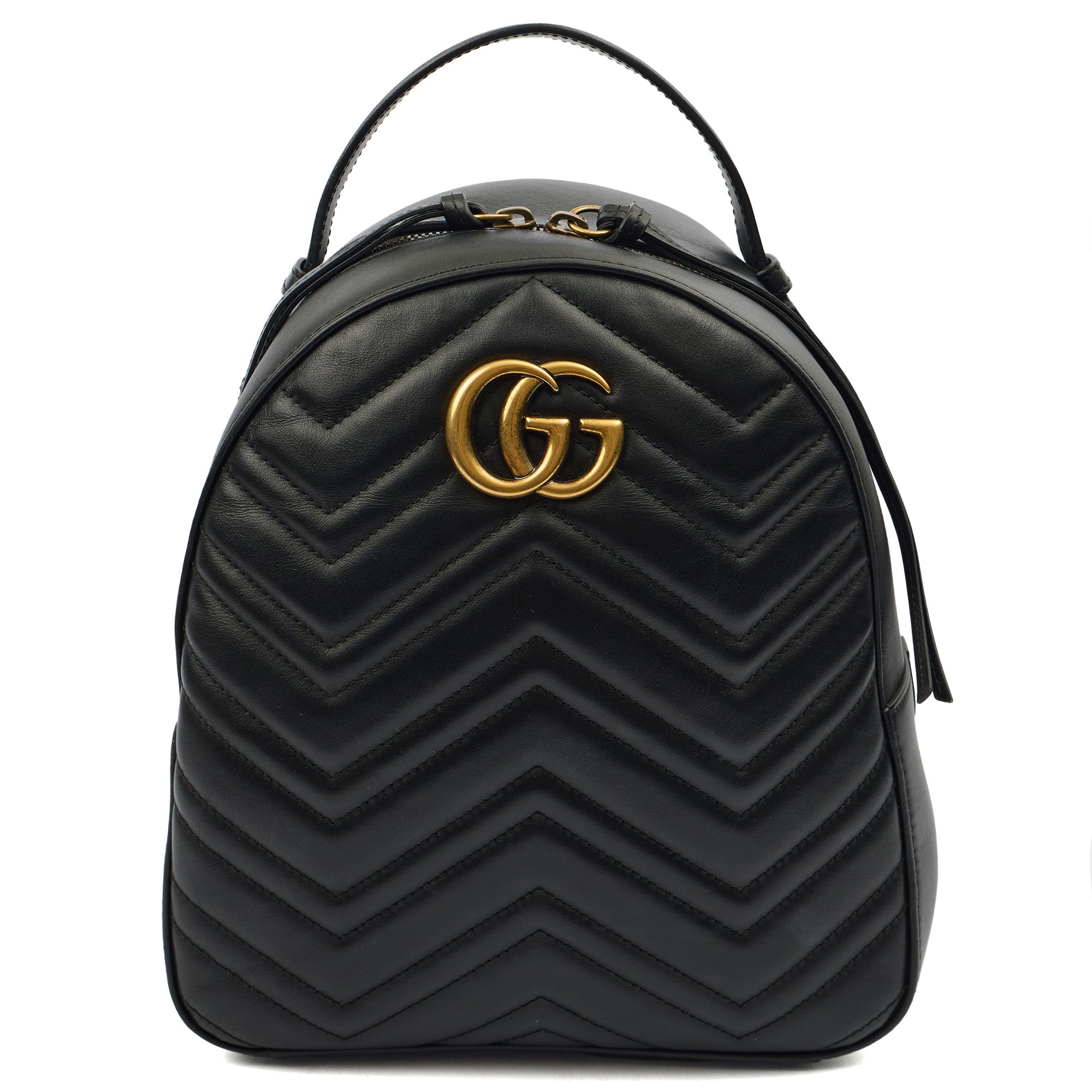 Gucci Backpack Marmont Backpack in Black, Leather