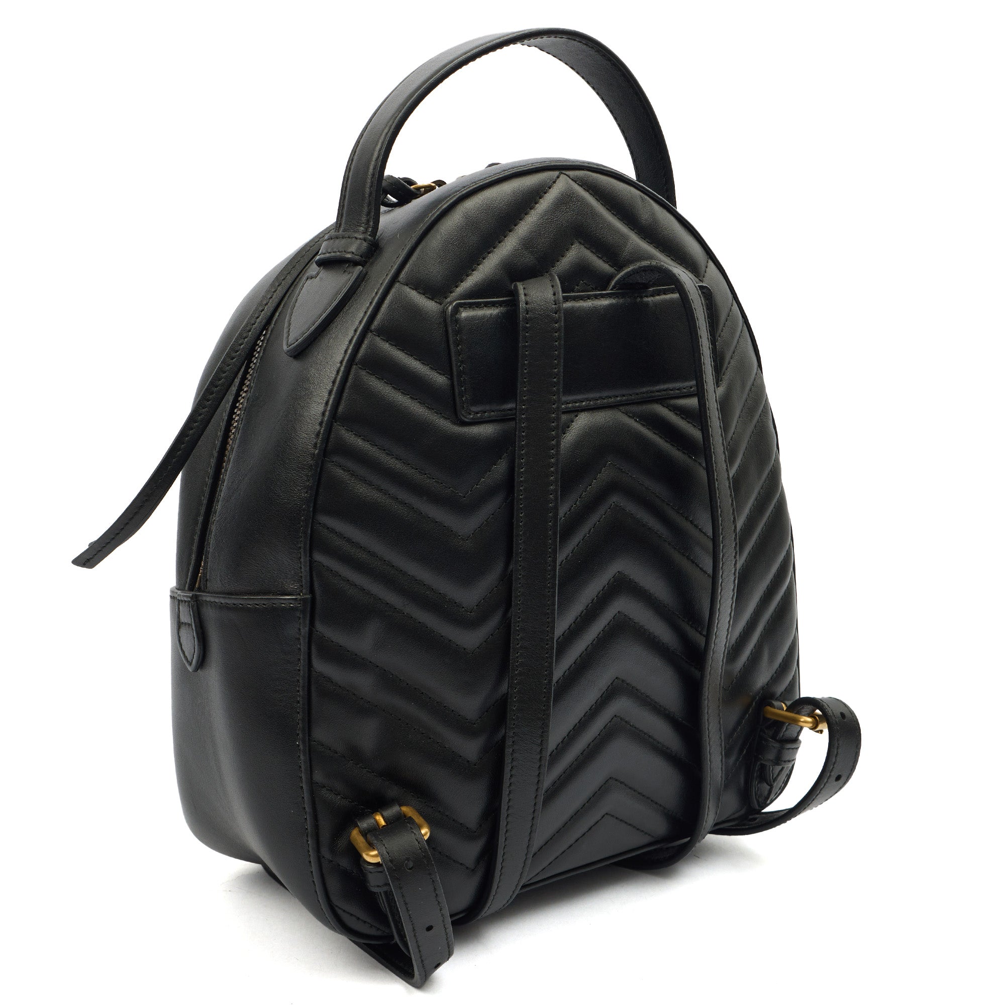 Gucci Backpack Marmont Backpack in Black, Leather