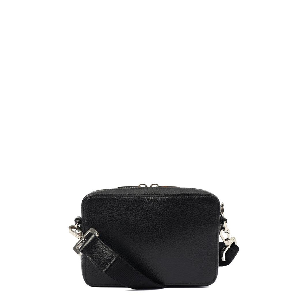 Christian Dior Cross Body Shoulder Bag in Black, Leather