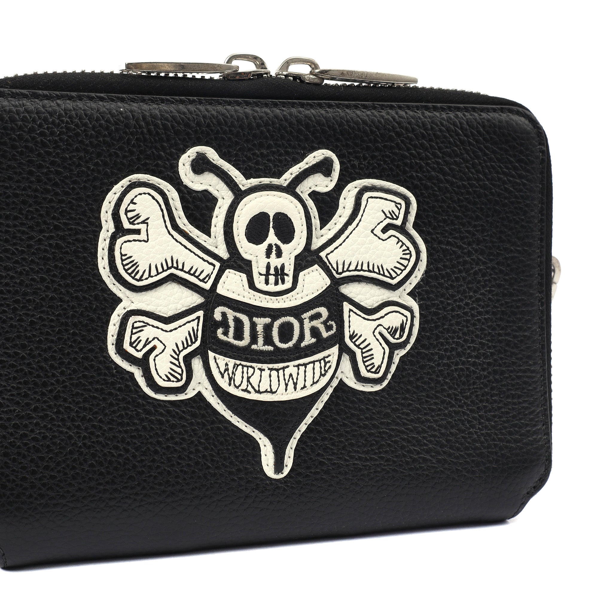 Christian Dior Cross Body Shoulder Bag in Black, Leather