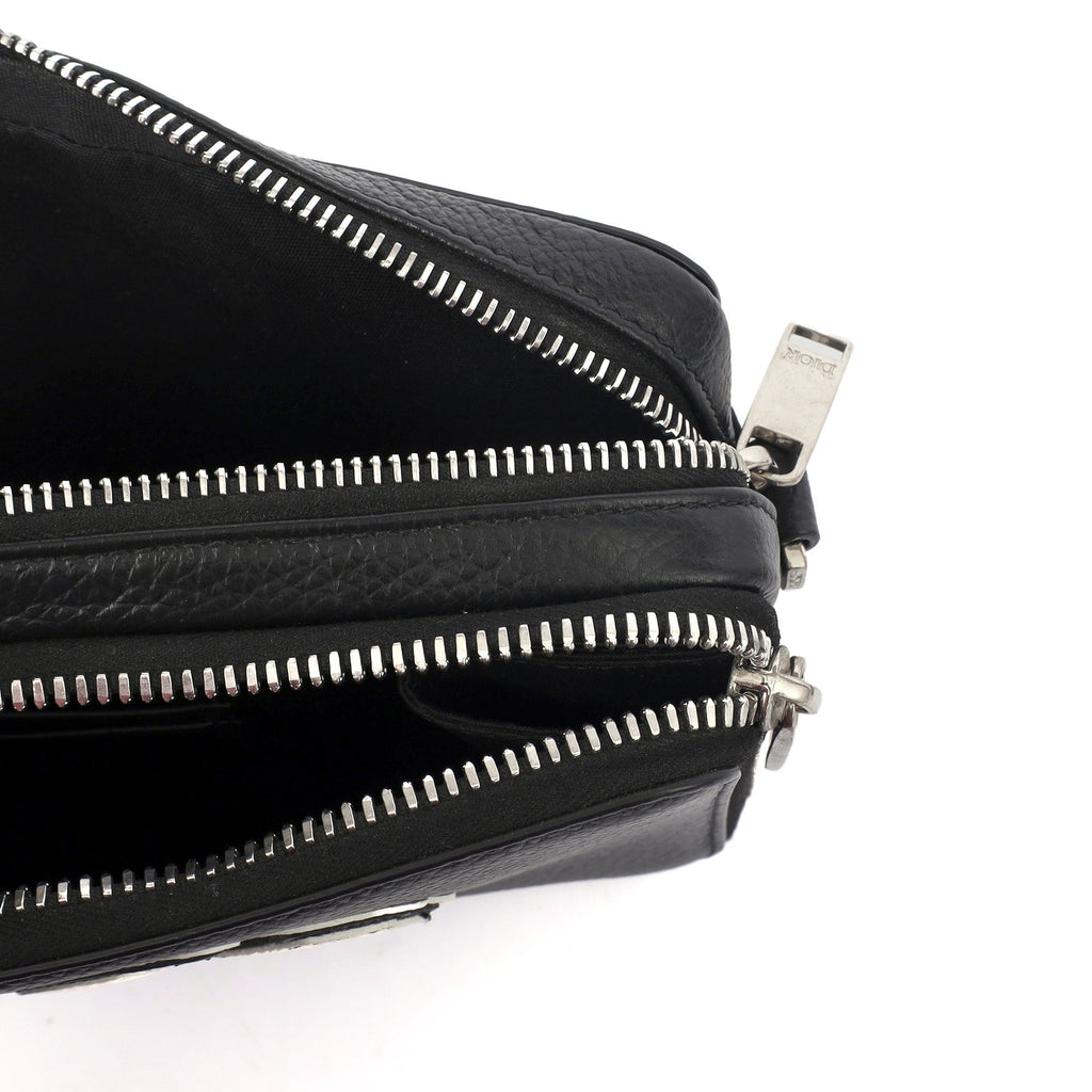 Christian Dior Cross Body Shoulder Bag in Black, Leather