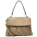 Chloe Top Handle Faye Day - Medium in Grey, Calfskin Leather