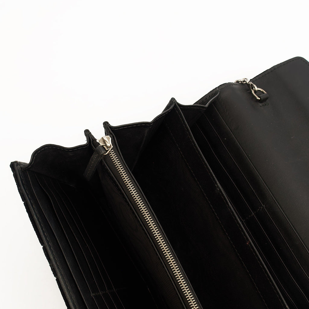 Gucci Cross Body Dionysus Chain Wallet in Black, Leather