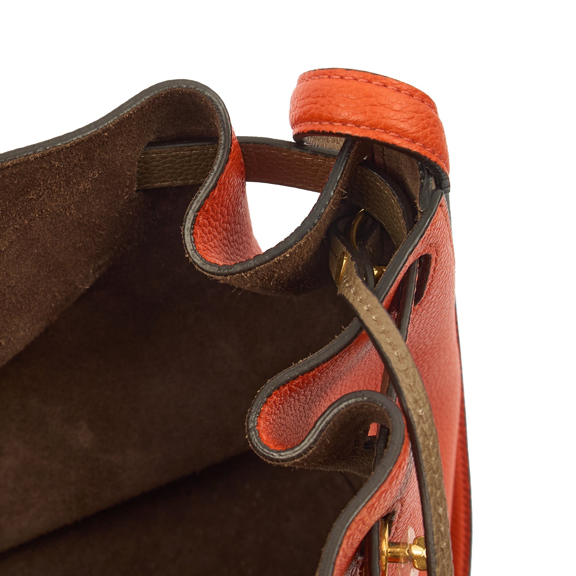 Mulberry Shoulder Bag Abbey in  Burnt Orange, Leather