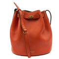 Mulberry Shoulder Bag Abbey in  Burnt Orange, Leather