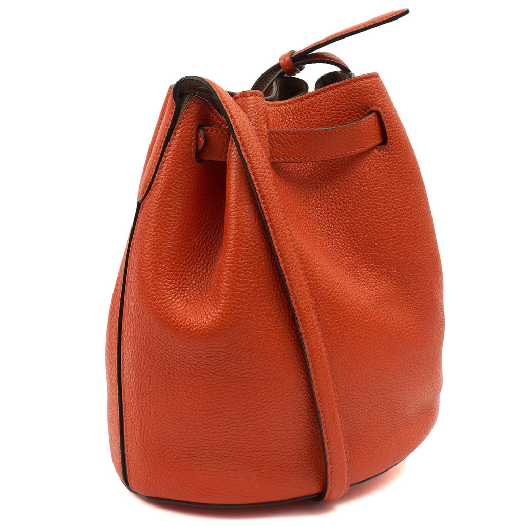 Mulberry Shoulder Bag Abbey in  Burnt Orange, Leather