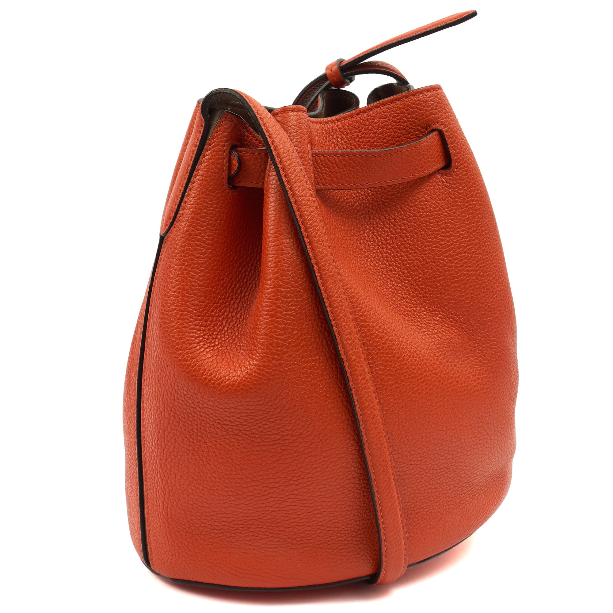 Mulberry Shoulder Bag Abbey in  Burnt Orange, Leather
