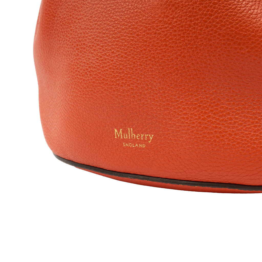 Mulberry Shoulder Bag Abbey in  Burnt Orange, Leather