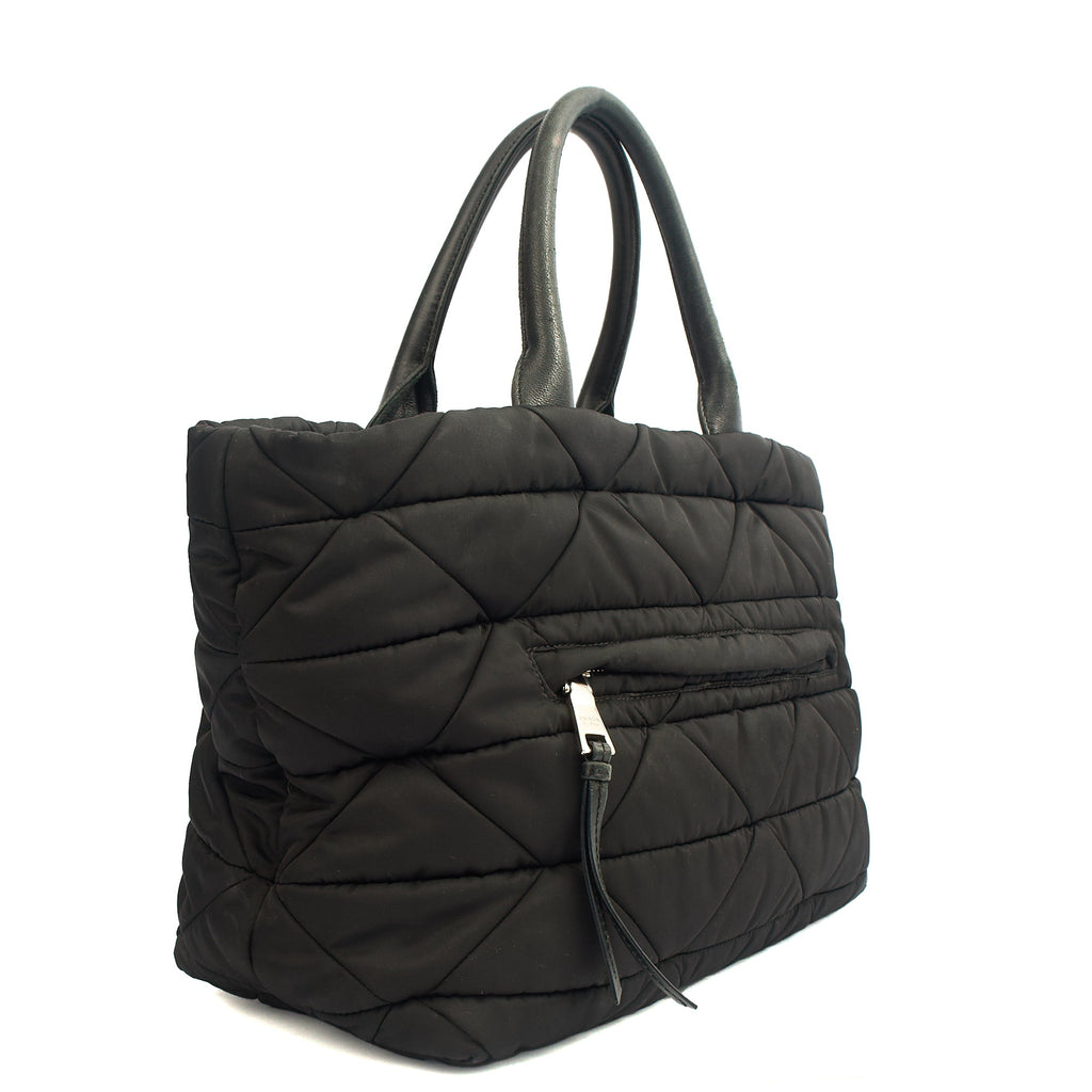 Prada Tote Nylon Tote Bag in Black, Nylon