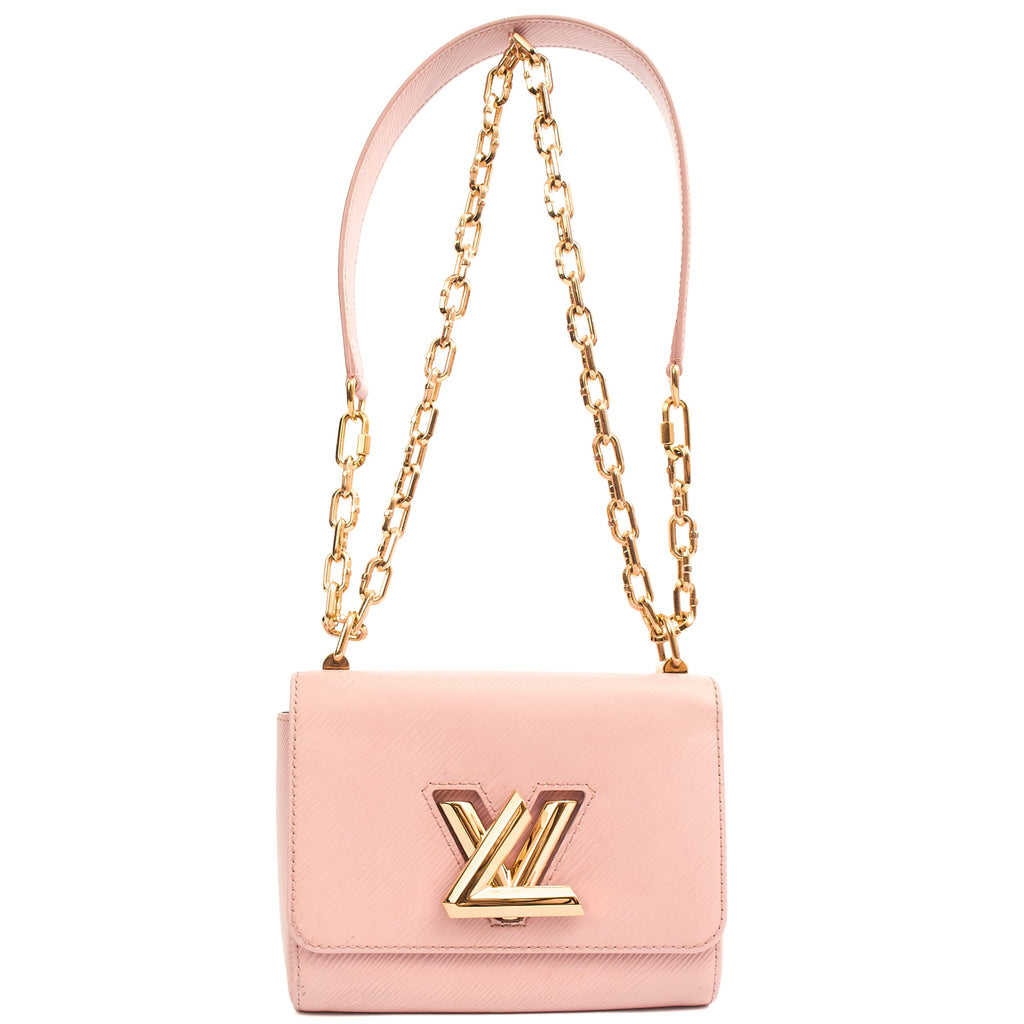 Louis Vuitton Shoulder Bag Twist PM in Pink, Epi Leather