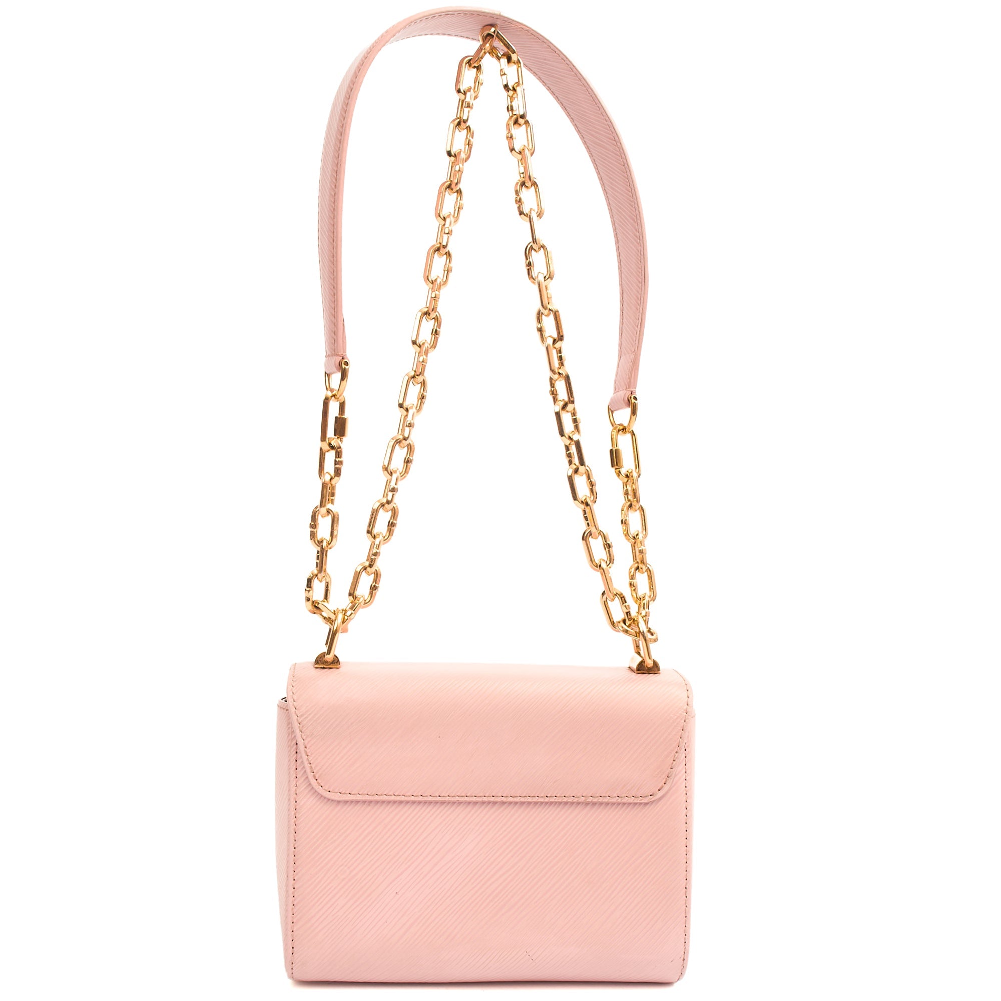 Louis Vuitton Shoulder Bag Twist PM in Pink, Epi Leather