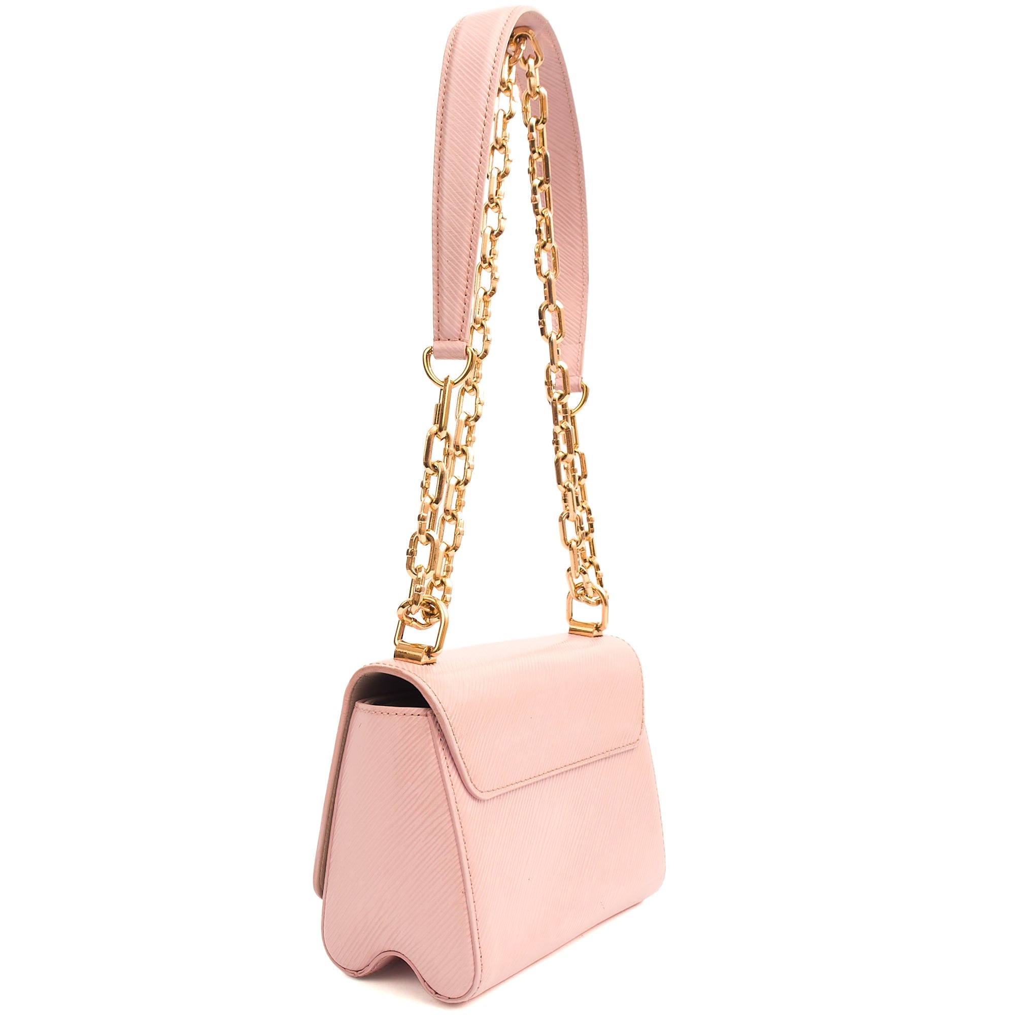 Louis Vuitton Shoulder Bag Twist PM in Pink, Epi Leather