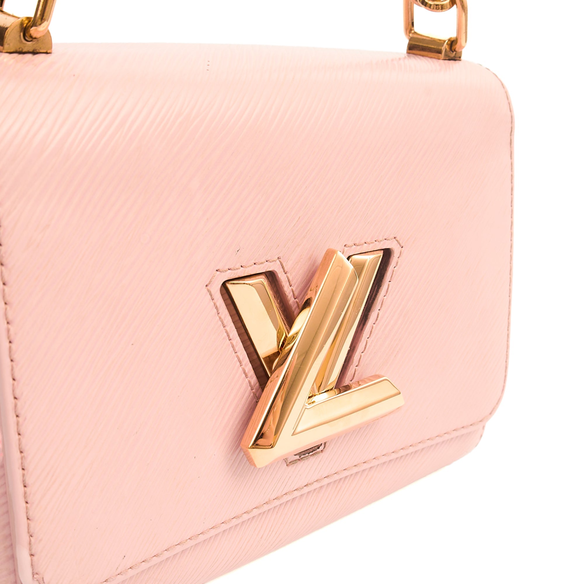 Louis Vuitton Shoulder Bag Twist PM in Pink, Epi Leather