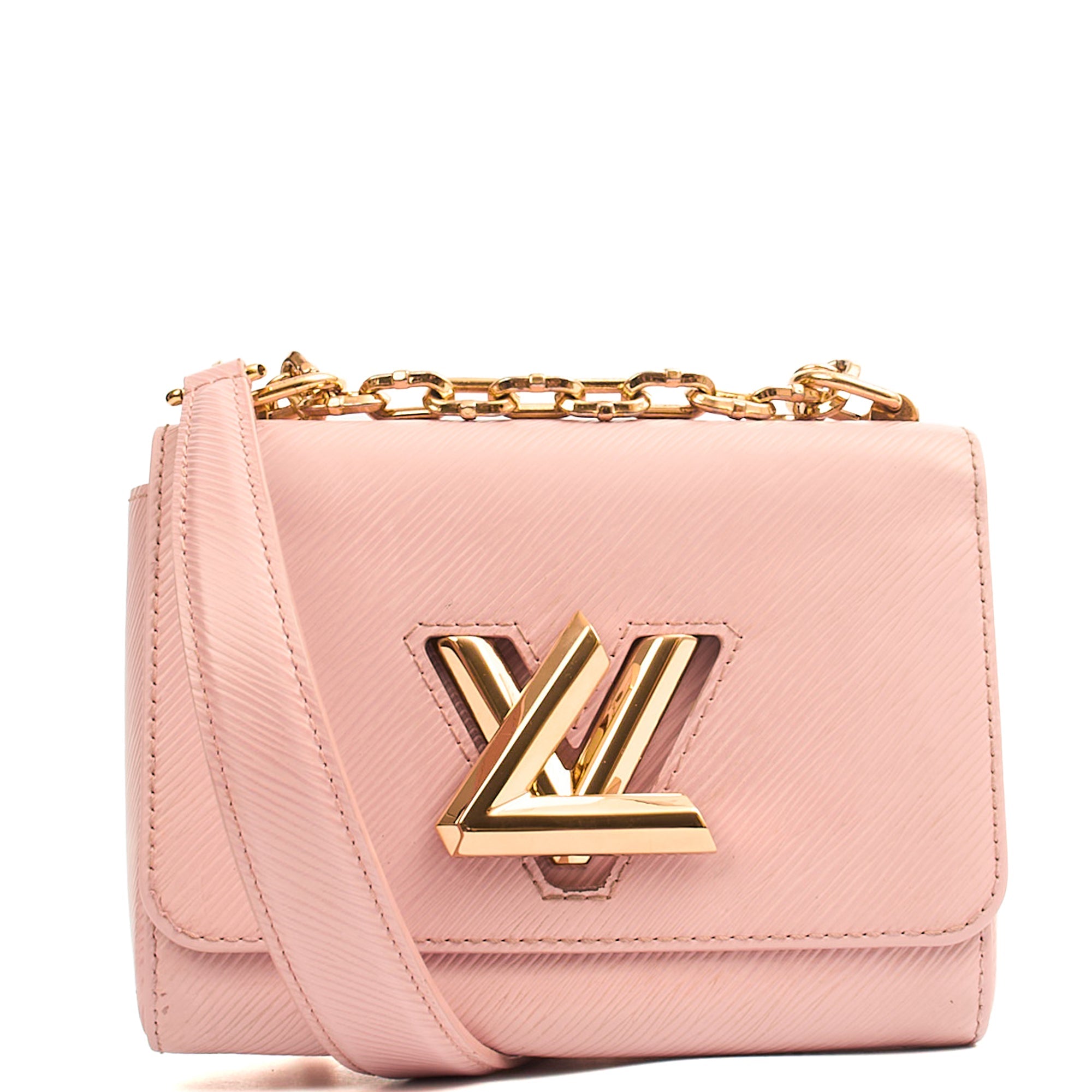 Louis Vuitton Shoulder Bag Twist PM in Pink, Epi Leather
