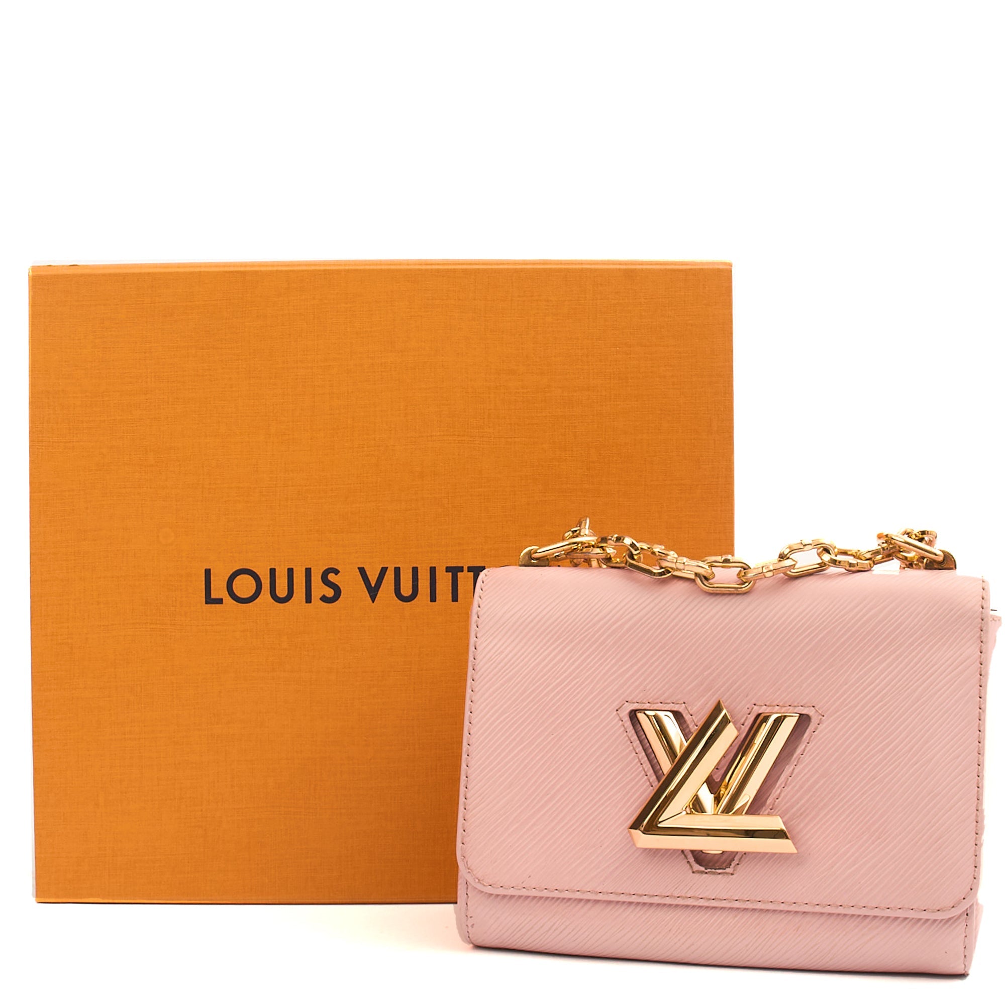Louis Vuitton Shoulder Bag Twist PM in Pink, Epi Leather