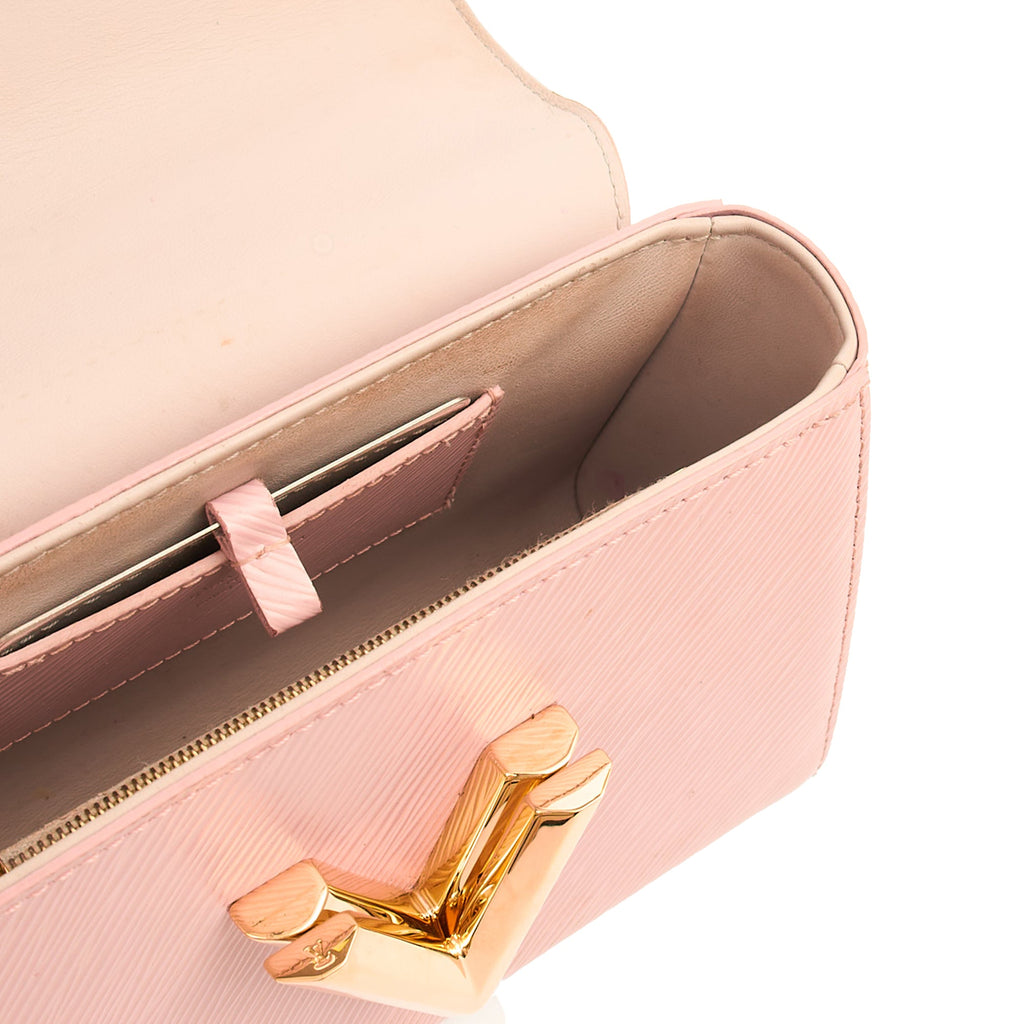 Louis Vuitton Shoulder Bag Twist PM in Pink, Epi Leather