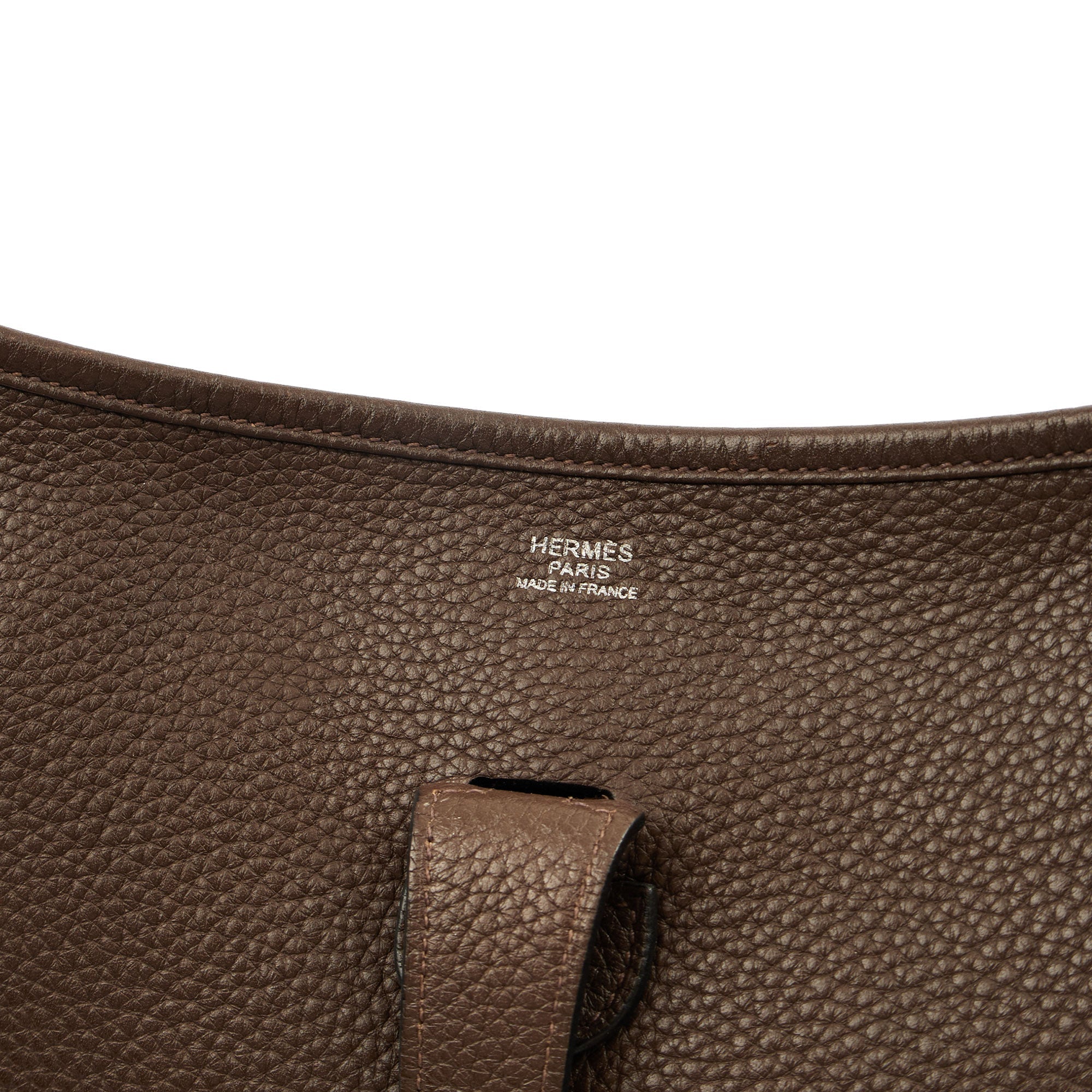 Hermes Cross Body Evelyne 29 in Cacao, Togo Leather