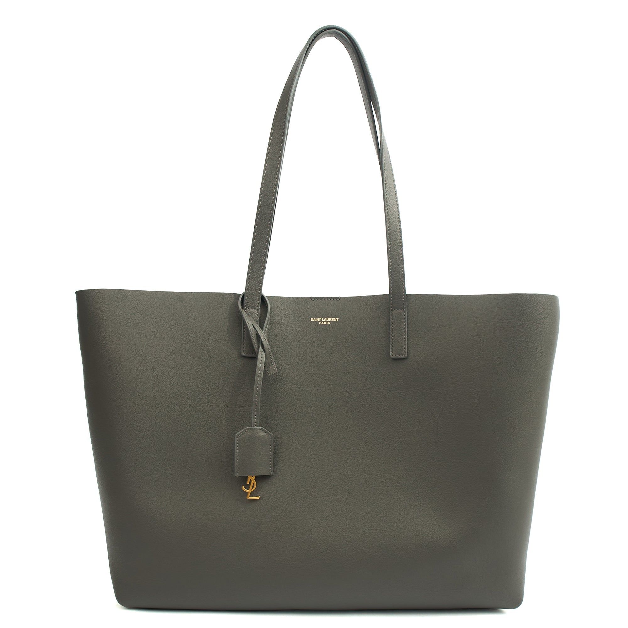 Saint Laurent Tote East West Tote in Grey, Leather