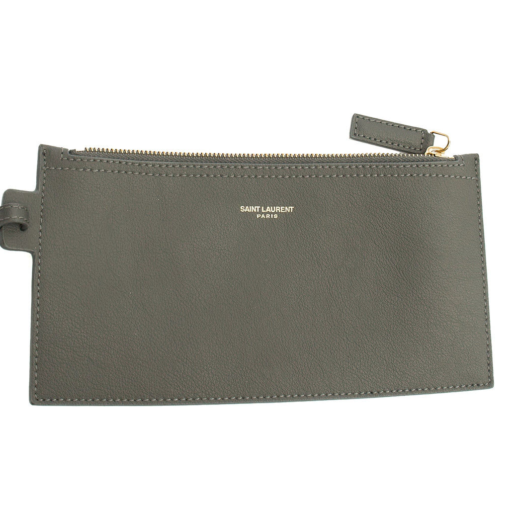 Saint Laurent Tote East West Tote in Grey, Leather