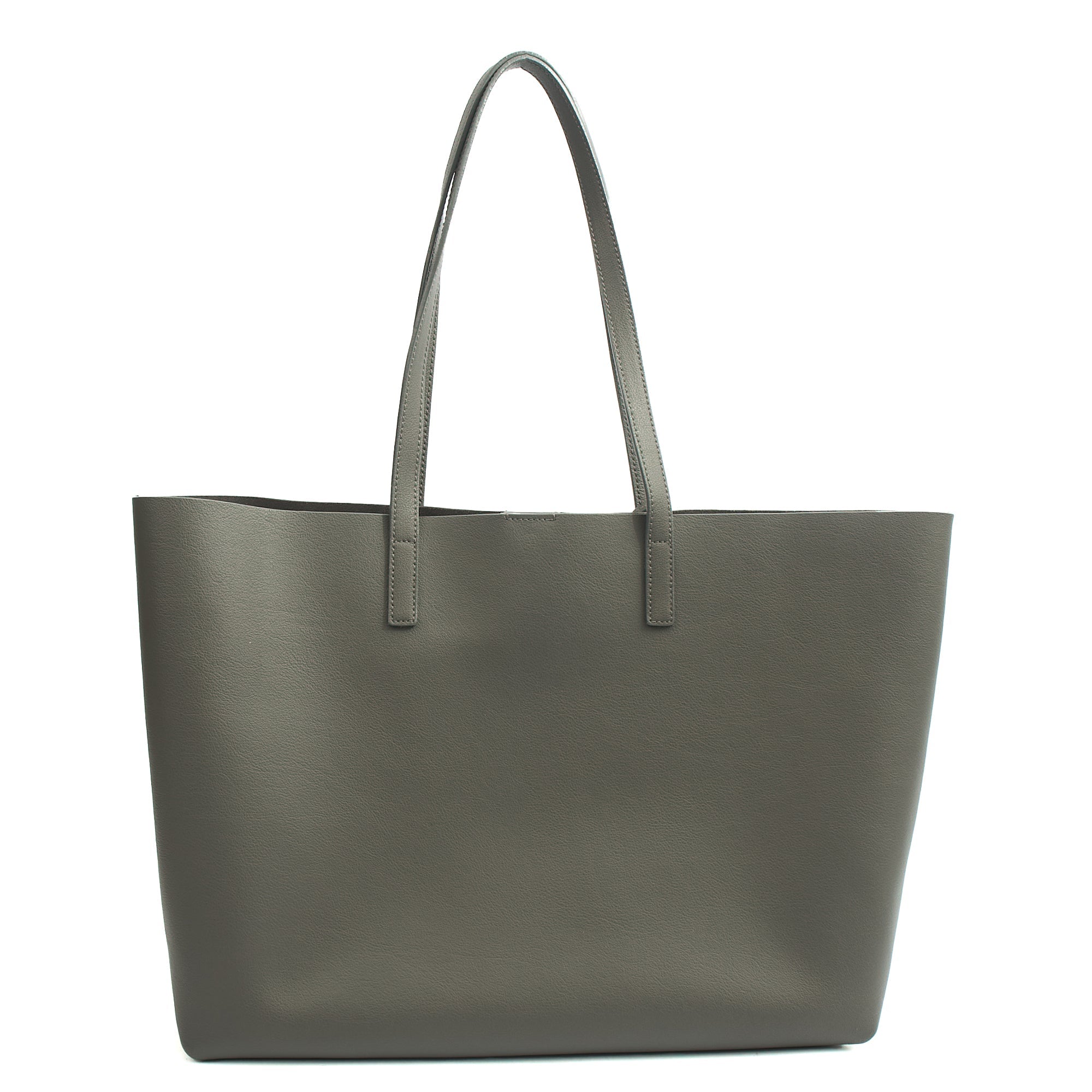 Saint Laurent Tote East West Tote in Grey, Leather