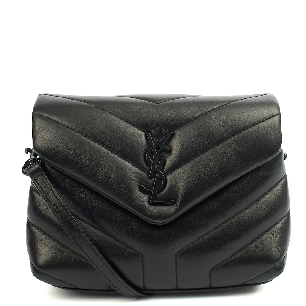 Saint Laurent Mini Bag LouLou - Toy in Black, Leather