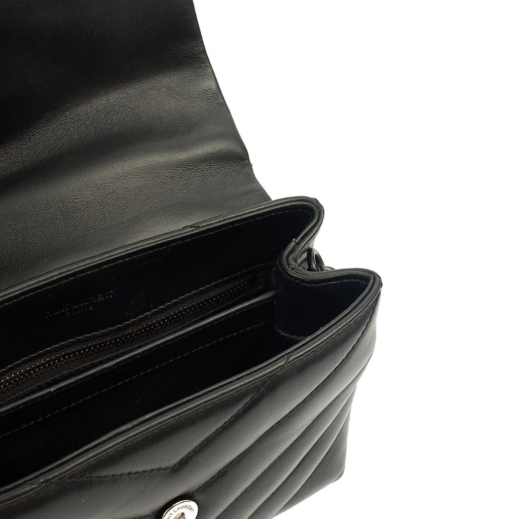 Saint Laurent Mini Bag LouLou - Toy in Black, Leather
