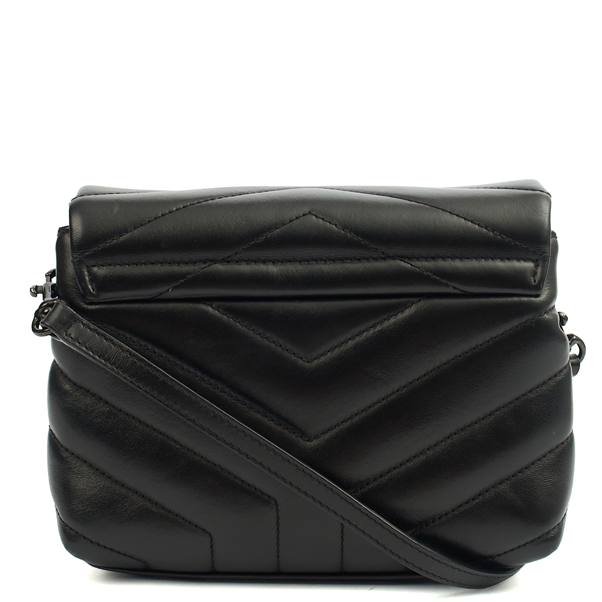 Saint Laurent Mini Bag LouLou - Toy in Black, Leather