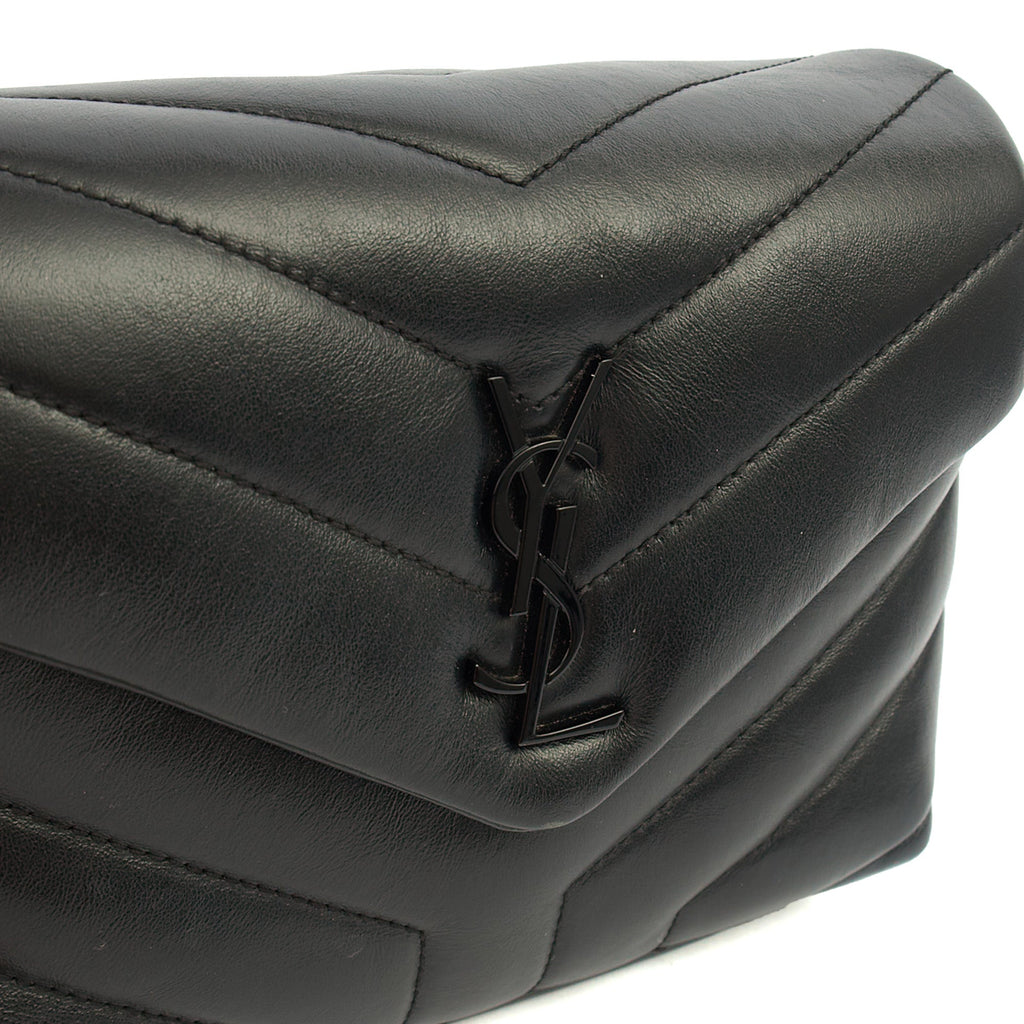 Saint Laurent Mini Bag LouLou - Toy in Black, Leather