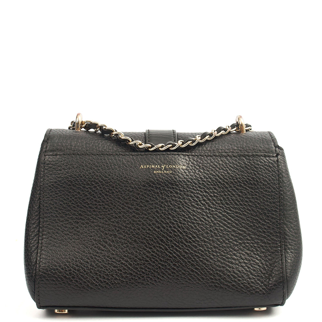 Aspinal of London Cross Body Lottie in Black, Leather