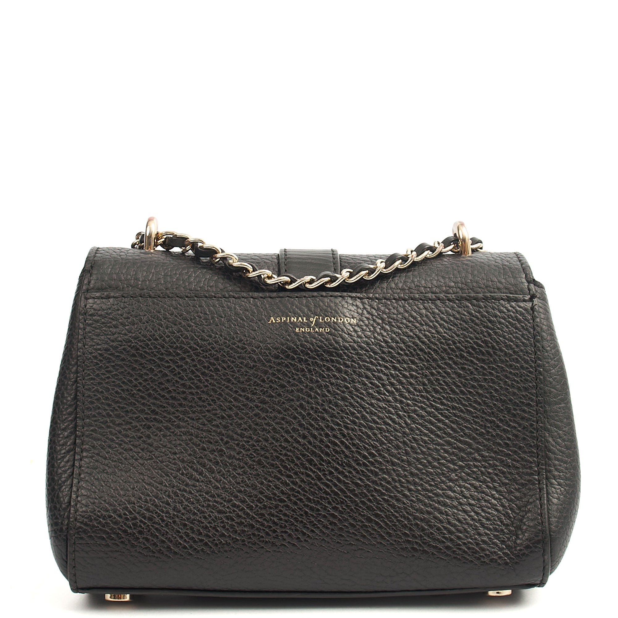 Aspinal of London Cross Body Lottie in Black, Leather