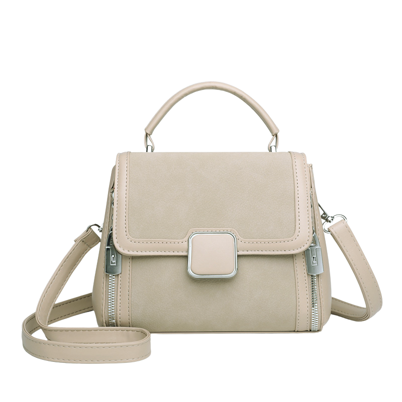 New Trendy Contrasting Soft Leather Crossbody Bag YC-9830