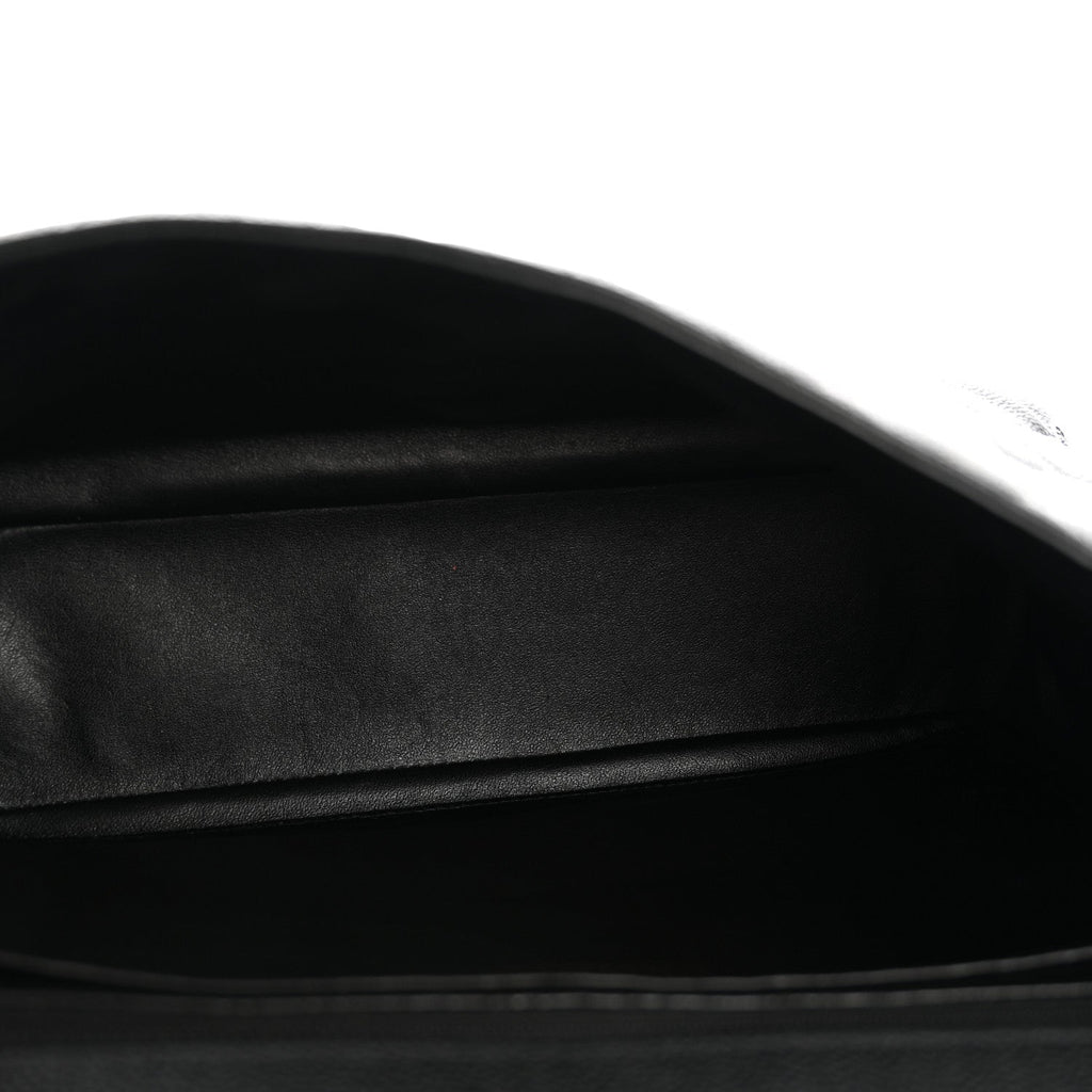 Caviar Maxi Single Flap Black
