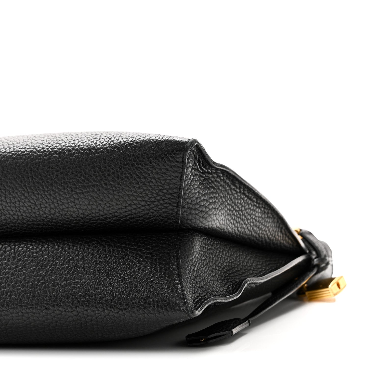 Pebbled Calfskin Small Alix Padlock Zip Hobo Bag Black