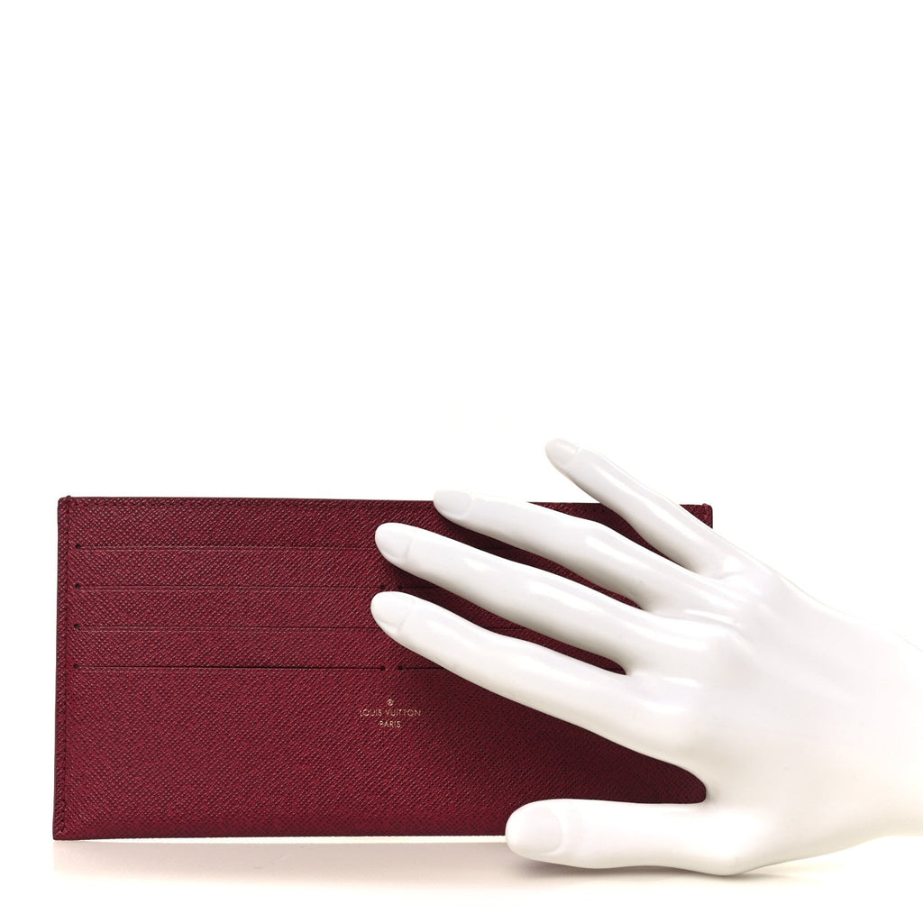 Calfskin Pochette Felicie  Holder Insert Fuchsia
