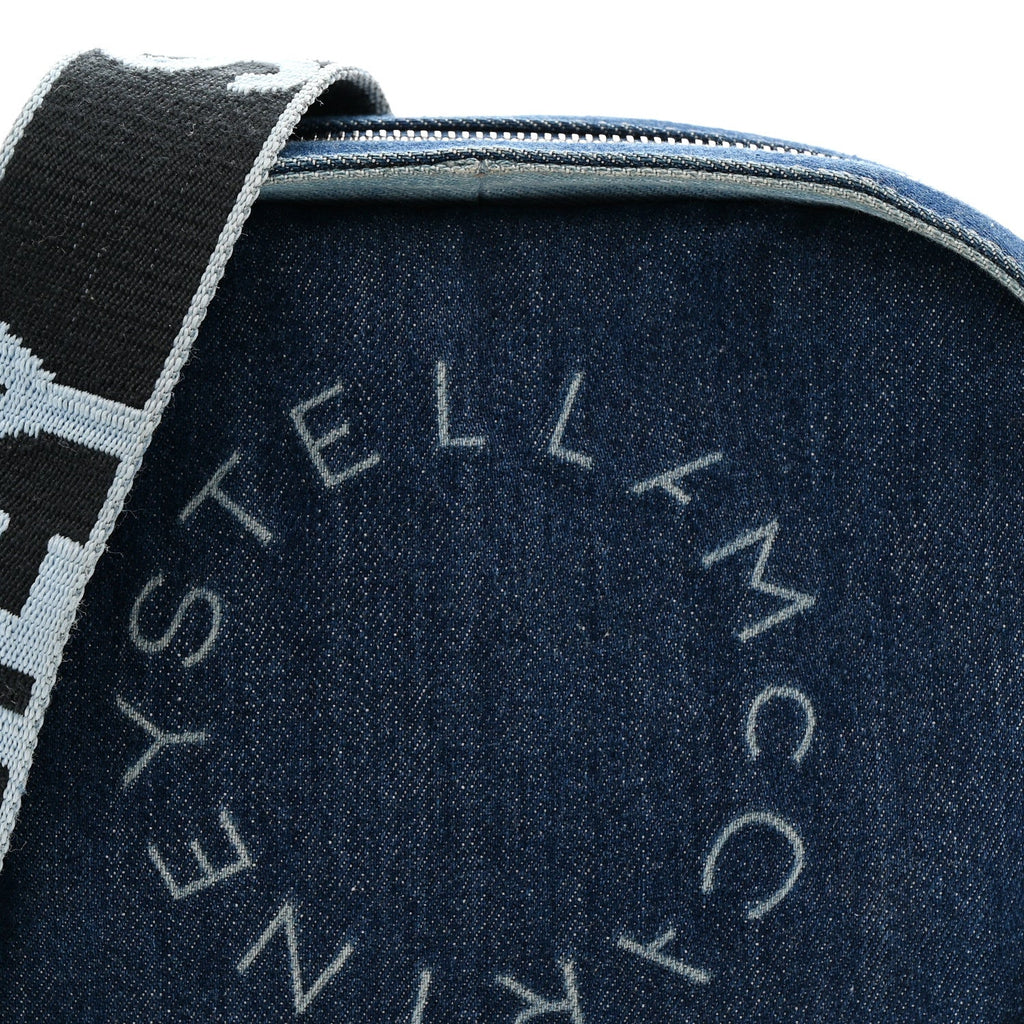 Eco Alter Denim Logo Small Camera Bag Orion Blue