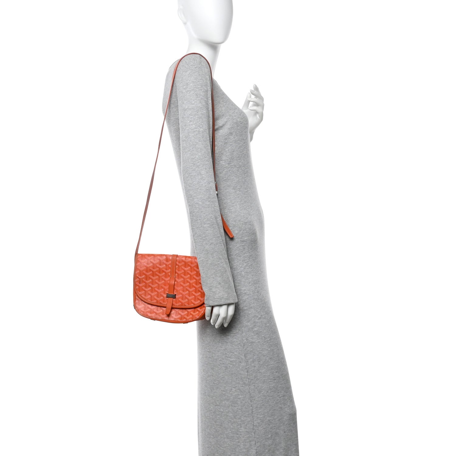 Goyardine Belvedere II PM Messenger Bag Orange
