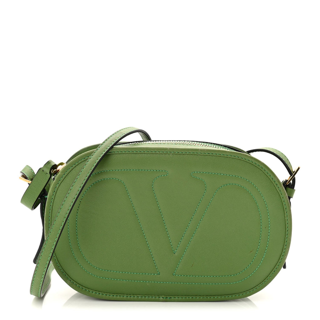 Vitello Small Logo Go Crossbody Bag Clover