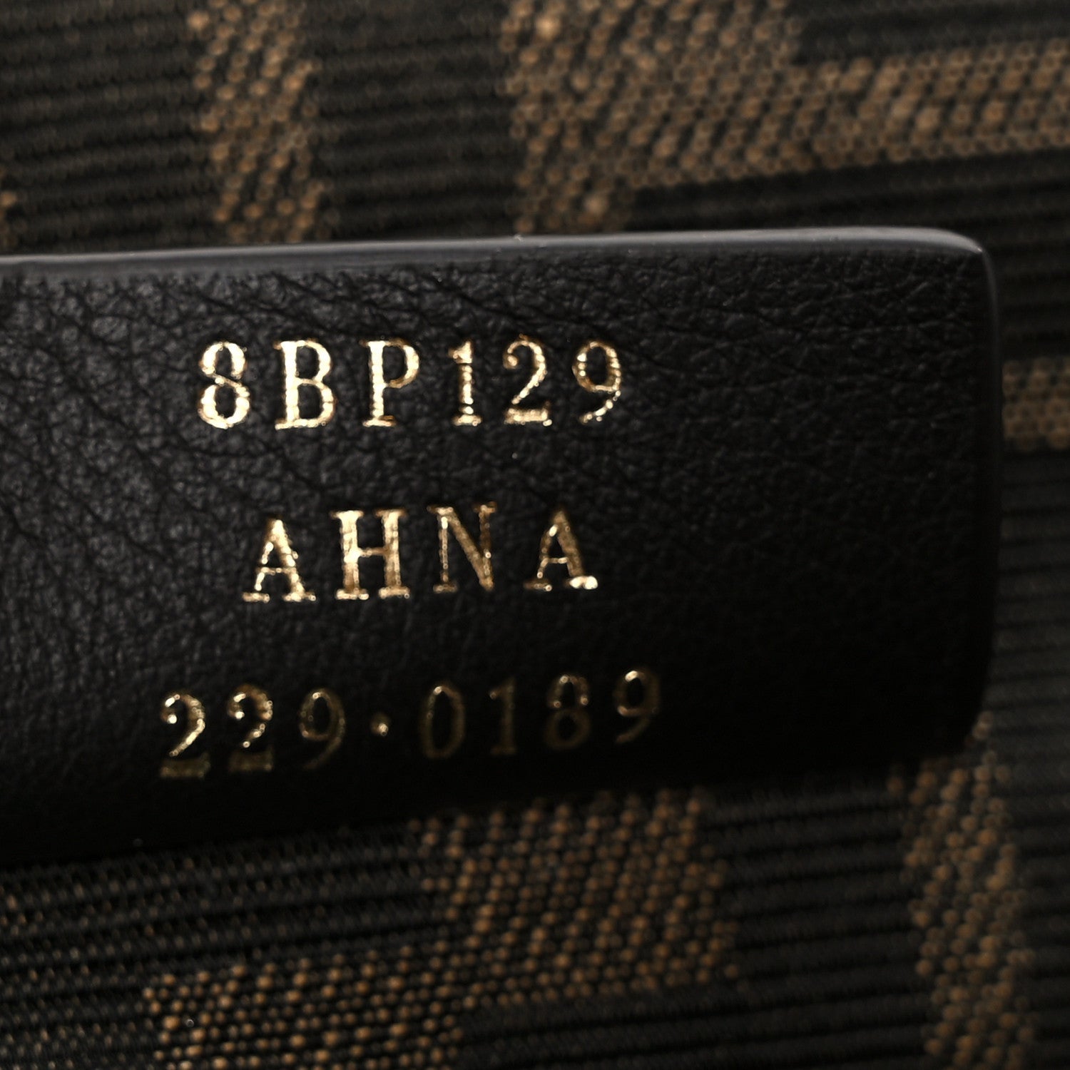 Shearling Small Fendi First Ghiaccio Oro Soft