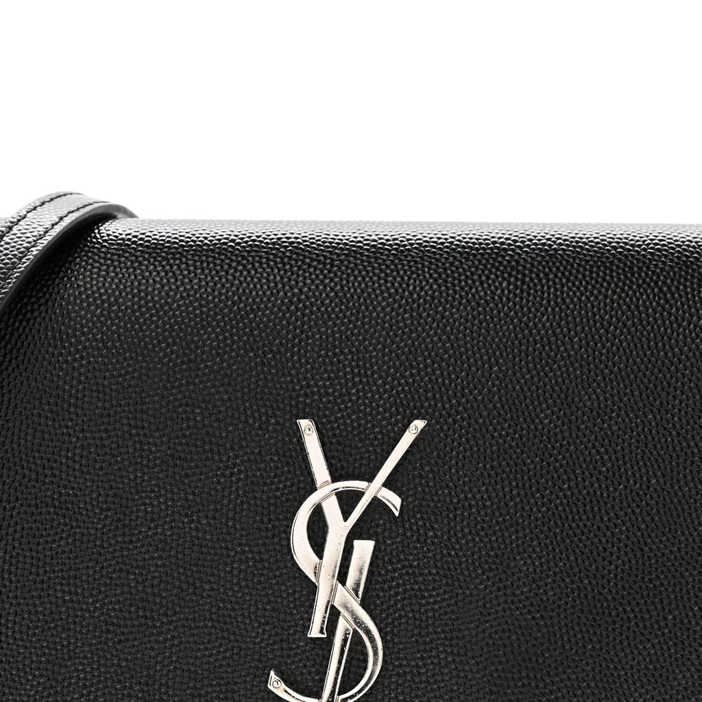 Grain De Poudre Classic Monogram Kate Tassel Chain Wallet Black