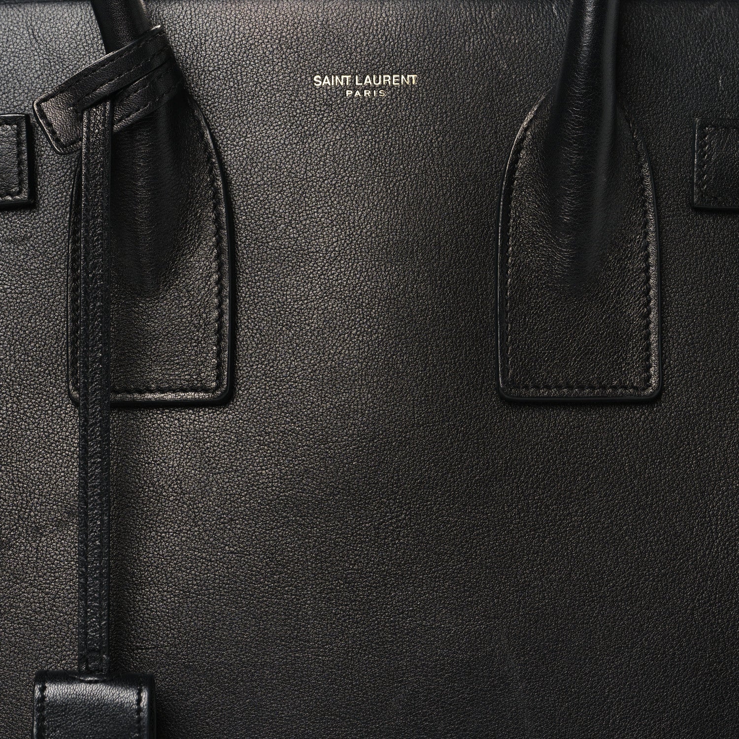 Calfskin Small Sac De Jour Black