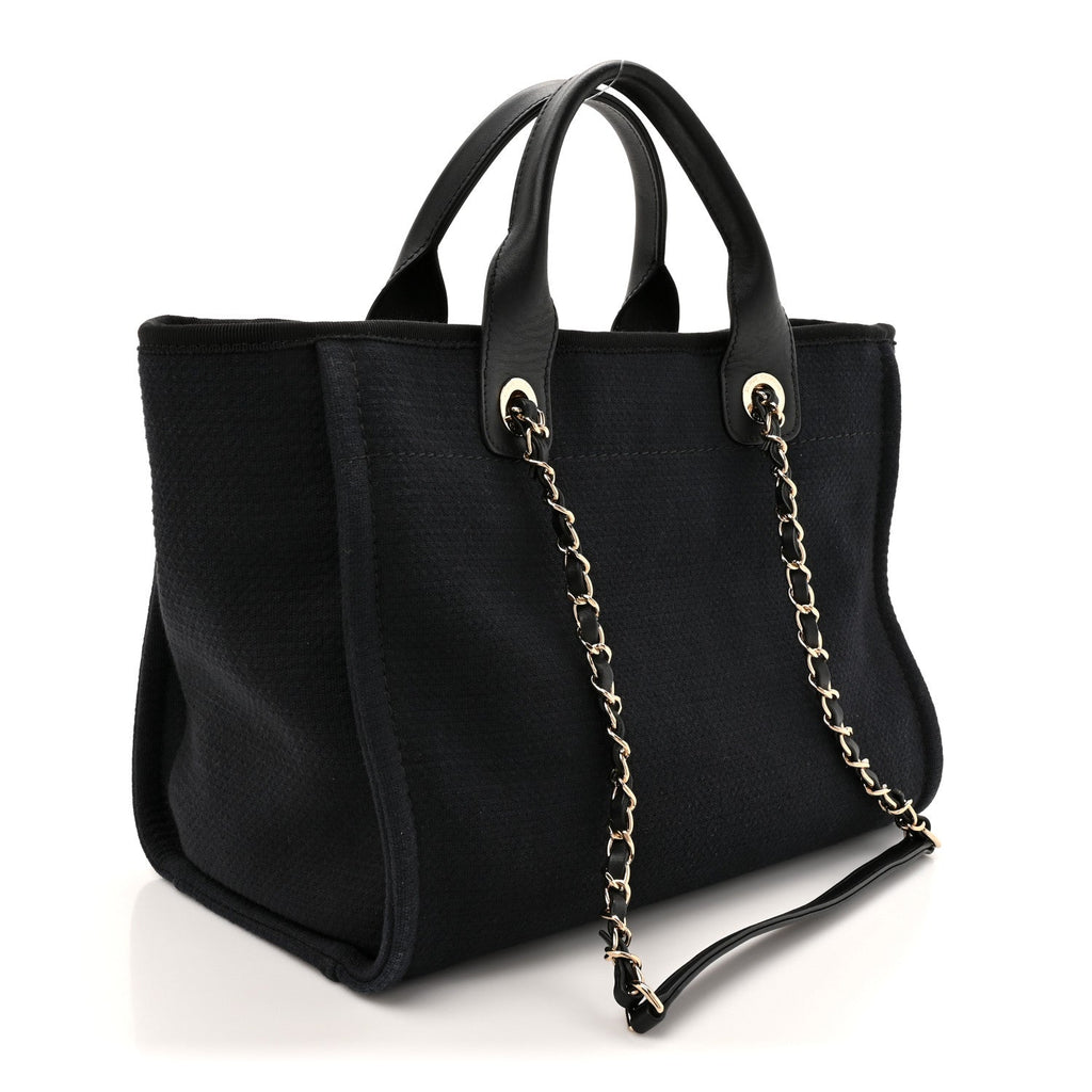 Mixed Fibers Small Deauville Tote Black