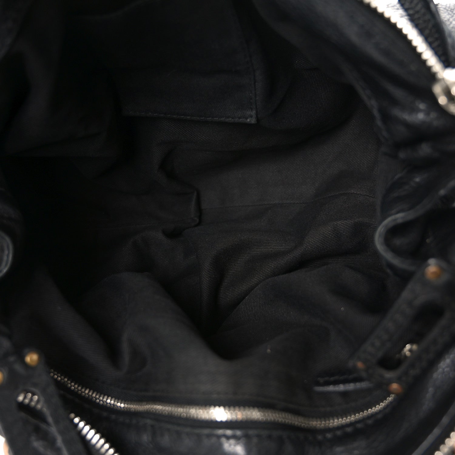 Calfskin Medium Paddington Satchel Black