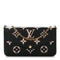 Empreinte Monogram Giant Felicie Pochette Black Beige