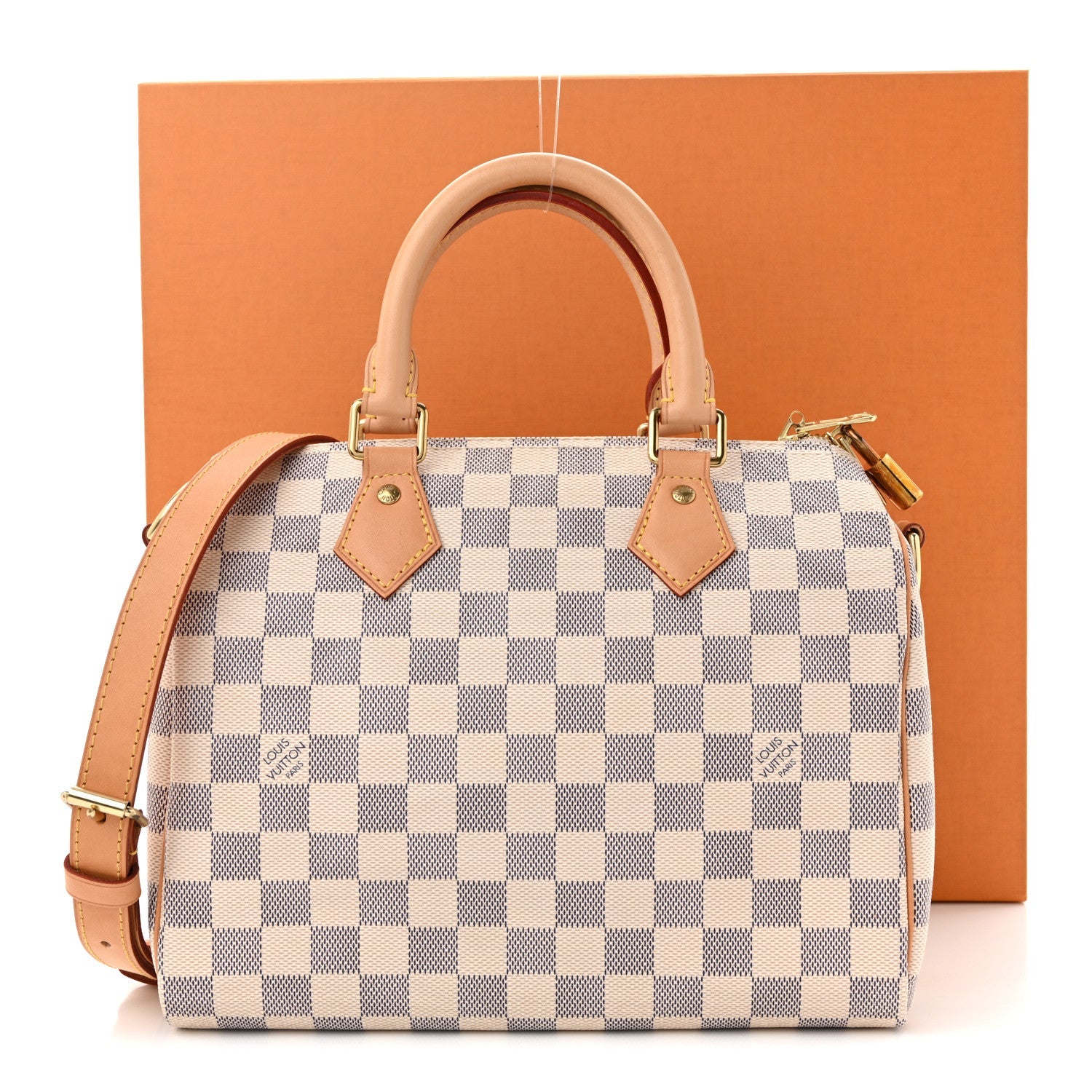 Damier Azur Speedy Bandouliere 25